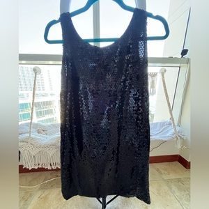 Sequin shift dress